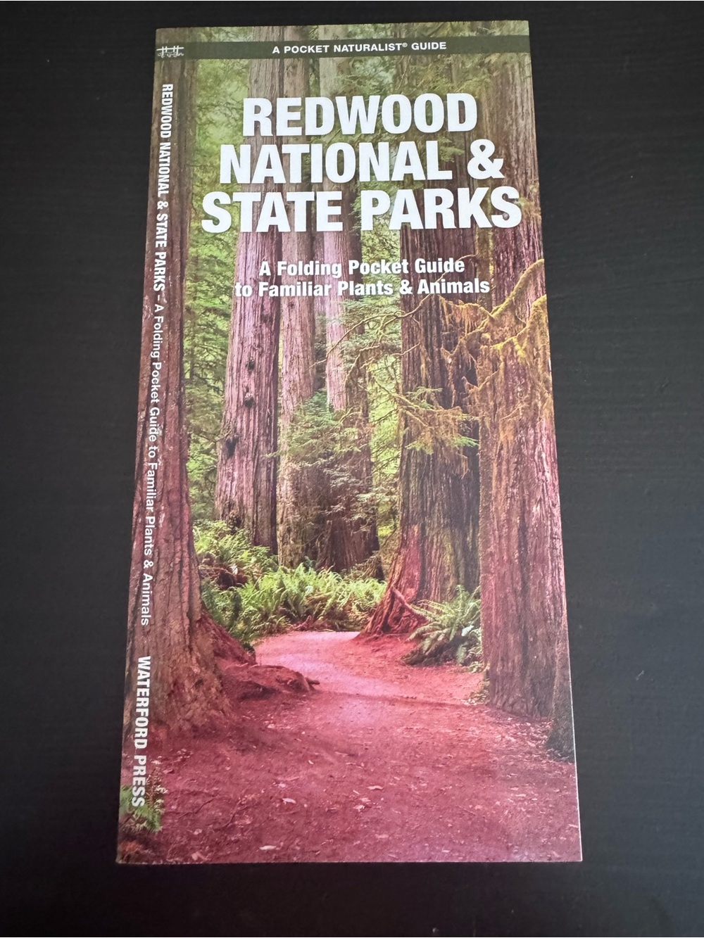 Redwood National & State Parks Folding Pocket Guide - Green/Brown